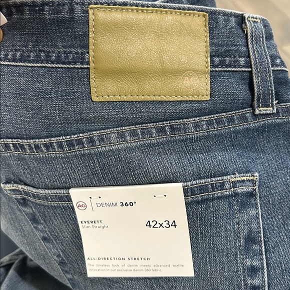 AG Adriano Goldschmied Mens Everett Slim Straight Jean Size 42x34 - Picture 13 of 13